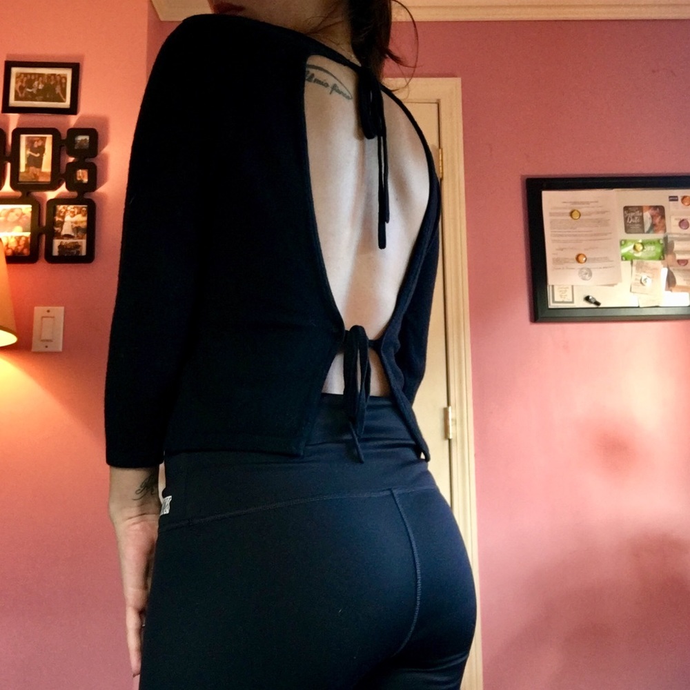 PacSun Open Back Sweater